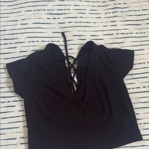 Elegant Black Women's Top